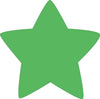 SHAPES ETC. Sticky Shape Notepad - Green Star