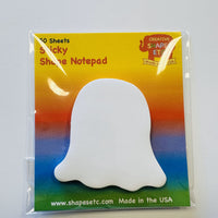 Sticky Shape Notepad - Ghost