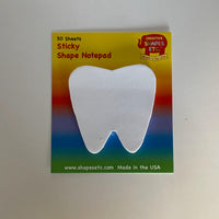 Sticky Shape Notepad - Tooth