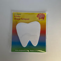 Sticky Shape Notepad - Tooth