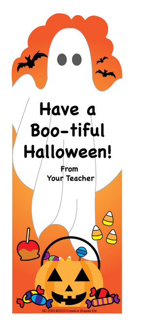 From Your Teacher Bookmarks - Boo-tiful Halloween - Creative Shapes Etc.