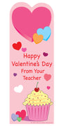 From Your Teacher Bookmarks - Sweetest Valentine's Day - Creative Shapes Etc.