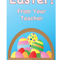 From Your Teacher Bookmarks - Easter - Creative Shapes Etc.