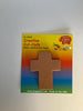 Brown Cross Single Color Creative Cut-Outs- 3”