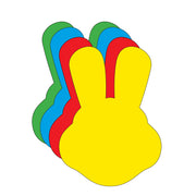Die-Cut Magnetic - Small Assorted Color Easter Bunny with Ears