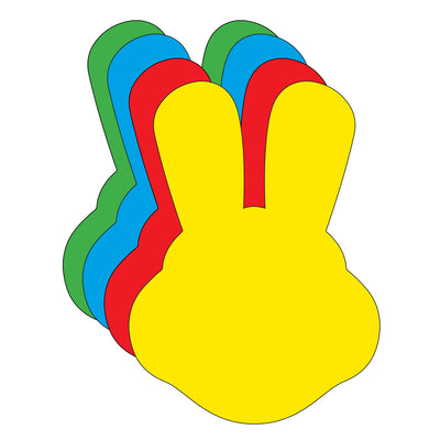 Die-Cut Magnetic - Large Assorted Color Easter Bunny With Ears