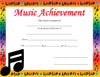 Recognition Certificate - Music Achievement