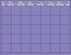 SHAPES ETC. Lavender Horizontal Calendar  - Set of 3