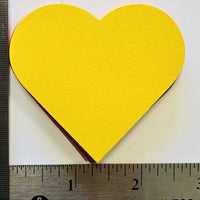 Holiday Thanksgiving Heart  Small Assorted Color Cut-Outs - 3in - Creative Shapes Etc.