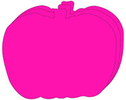 Pretty in Pink-O-Ween Pumpkin Bright Neon Single Color Super Cut-Outs- 8" x 10"