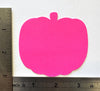 Pretty in Pink-O-Ween Pumpkin Bright Neon Single Color Small Cut-Outs- 3" x 3"