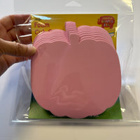 Large Single Color Creative Foam Cut-Outs - Pretty in Pink-O-Ween Pumpkin - Creative Shapes Etc.