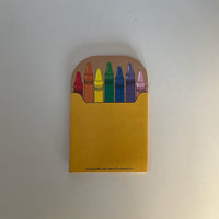 Mini Notepad - Crayon Box - Creative Shapes Etc.