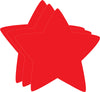 SHAPES ETC. Star Large Single-Color Creative Cut-Outs, 5.5" - Red