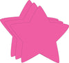 SHAPES ETC. Star Large Single-Color Creative Cut-Outs, 5.5" - Pink