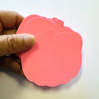 Small Single Color Cut-Out - Pretty in Pink-O-Ween Pumpkin - Creative Shapes Etc.