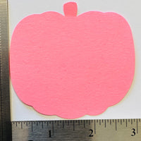 Small Single Color Cut-Out - Pretty in Pink-O-Ween Pumpkin - Creative Shapes Etc.