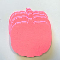 Small Single Color Cut-Out - Pretty in Pink-O-Ween Pumpkin - Creative Shapes Etc.