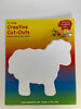 Sheep Single Color Creative Cut-Outs- 5.5" - Creative Shapes Etc.