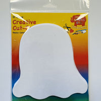 Large Single Color Cut-Out - Ghost - Creative Shapes Etc.