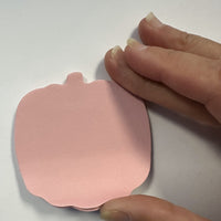 Sticky Shape Notepad - Pretty in Pink-O-Ween Pumpkin