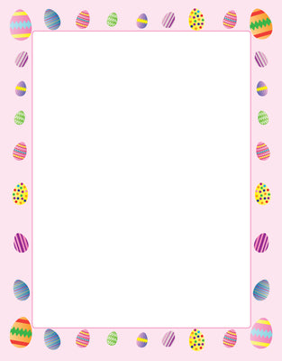 SHAPES ETC. Designer Paper - Easter Egg (50 Sheet Package)