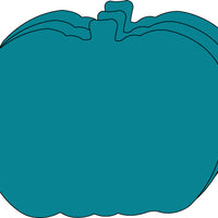 Teal Pumpkin Single Color Super Cut-Outs- 8in x 10in - Creative Shapes Etc.