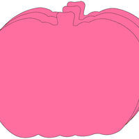 Pretty in Pink-O-Ween Pumpkin Single Color Super Cut-Outs- 8” x 10”