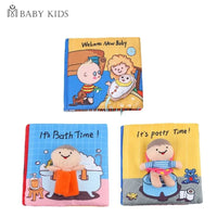 Infant Baby Cloth Book  Bath Potty Baby Book Toys 0-3 Yearls Old