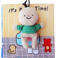 Infant Baby Cloth Book  Bath Potty Baby Book Toys 0-3 Yearls Old