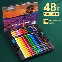 48/72/120/150/200 Professional Oil Color Pencil Set Soft Wood