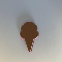 Small Neapolitan Ice Cream Cone Tri- Color Creative Cut-Outs - 3" - Creative Shapes Etc.