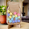 1 Piece-Kids Reward Jar With Star Classroom Reward Jar With 25pcs