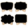 10pcs Mini Lace shape Chalkboards with Support Message Board Signs