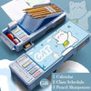 Multifunctional Pencil Case Double layer Large Capacity pencil bag