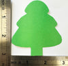 Holiday Evergreen Tree Assorted Green Color Cut-Outs - 3in - Creative Shapes Etc.