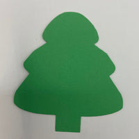 Holiday Evergreen Tree Assorted Green Color Cut-Outs - 3in - Creative Shapes Etc.