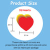 SHAPES ETC. Holiday Thanksgiving Heart  Small Assorted Color Cut-Outs - 2.5in