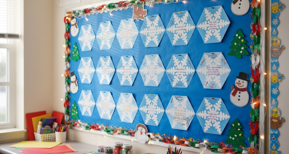 SHAPES ETC. Large Notepad - Snowflake