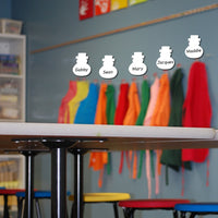 Large Single Color Cut-Out - Snowman - Creative Shapes Etc.