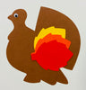 Thanksgiving Turkey Large Assorted Color Cut-Outs - 5.5in - Creative Shapes Etc.