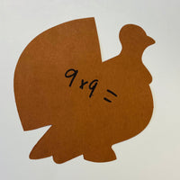 Thanksgiving Turkey Small Assorted Color Cut-Outs - 3in - Creative Shapes Etc.