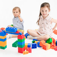 UNiPLAY Soft Building Blocks UNiBOX with 126pcs Blocks (#UN3126) - Creative Shapes Etc.