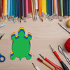 Buy Durable paper turtle shapes ideal for kids' art and learning