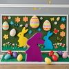 SHAPES ETC. Rabbit Assorted Color Super Cut-Outs- 10.5" x 6.25”