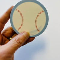 Mini notepad for bulletin board decorations and baseball-themed projects