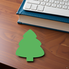 SHAPES ETC. Sticky Shape Notepad - Evergreen Tree