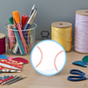 Mini notepad with baseball theme for crafts and classroom use