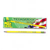 Dixon DIX13881 Dixon Ticonderoga Woodcase Pencil  B no.1  Yellow Barre