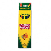 Crayola BIN684008 Crayola Colored Woodcase Pencils  3.3 mm  BLK/BE/BN/